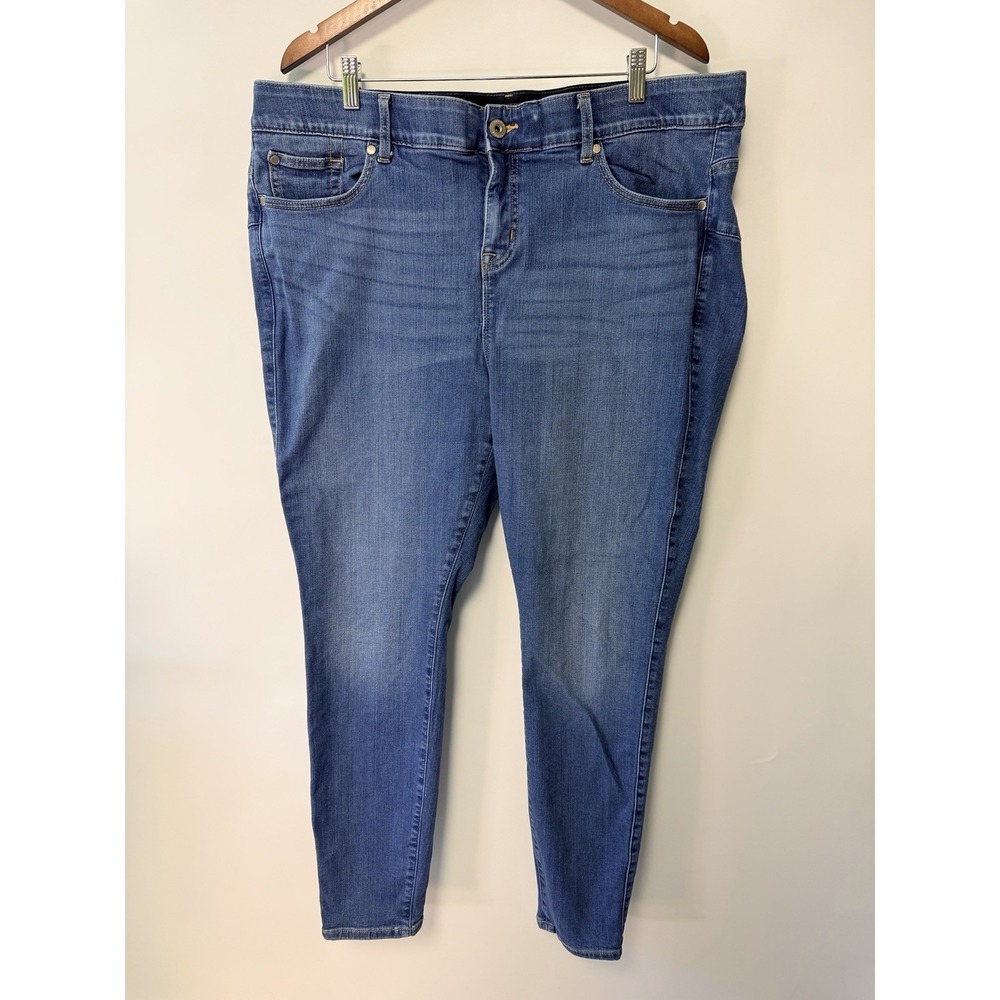 Torrid Women's Premium Stretch Blue Bombshell Skinny Jean Sz 22 Tummy Control